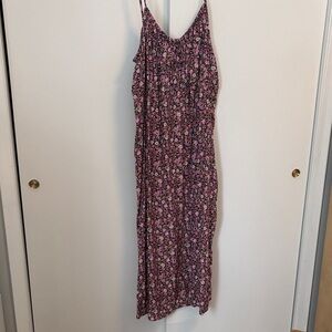 Old Navy Pink Floral Maxi Dress